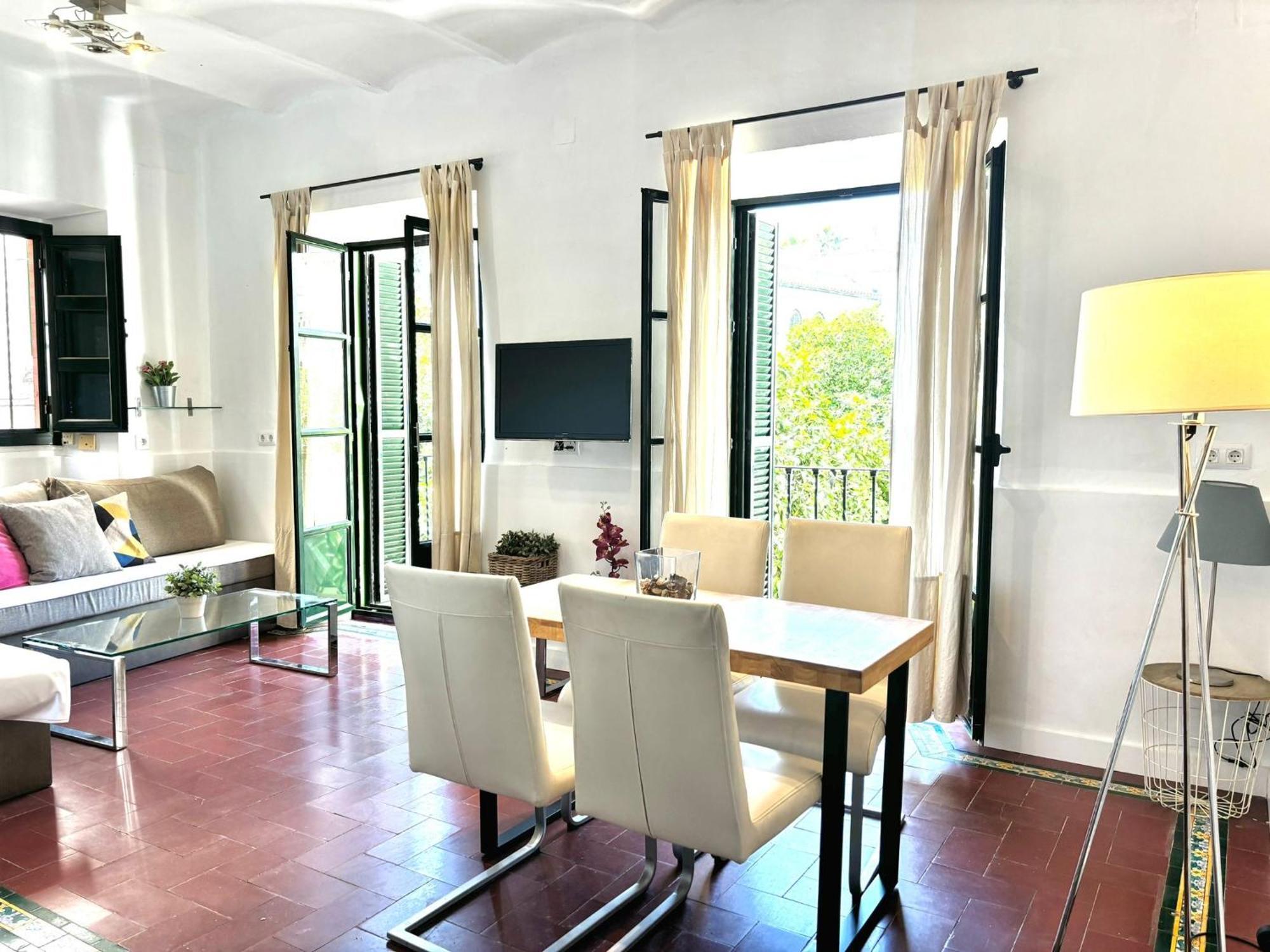 Plaza De Santa Cruz Apartment Sevilla Bagian luar foto